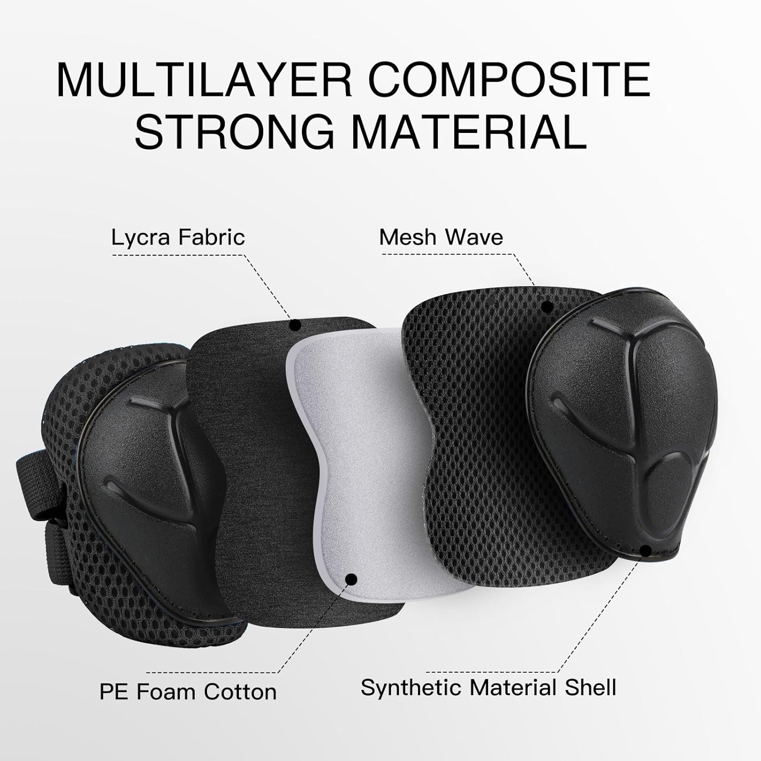 6PCS Kids Protective Gear Set  - đánh giá và giá Mountain Biking Elbow Pads