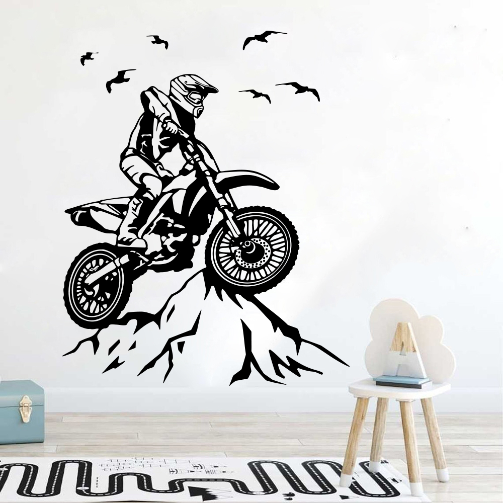 Dirt Bike Mountain Wall Sticke - đánh giá và giá Mountain Biking Europe